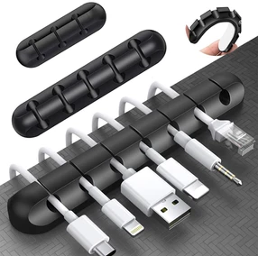 Have you been struggling to tame all those device cords on/under your desk?